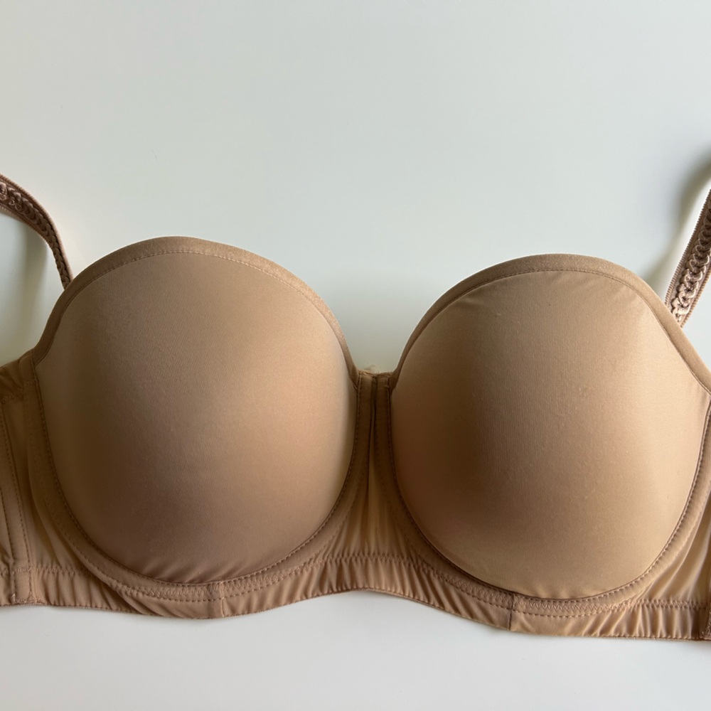 Le Mystere Strapless Bra in Beige